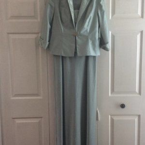 Light Green Dress and Jacket by Cache
